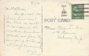 Good Samaritan Hospital, Lebanon, PA, Early Linen Postcard, Used in 1945