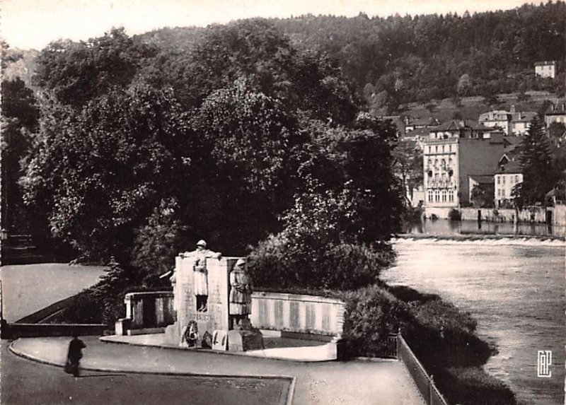 L'entrÈe du Cours et Monument aux Morts Epinal France Unused 