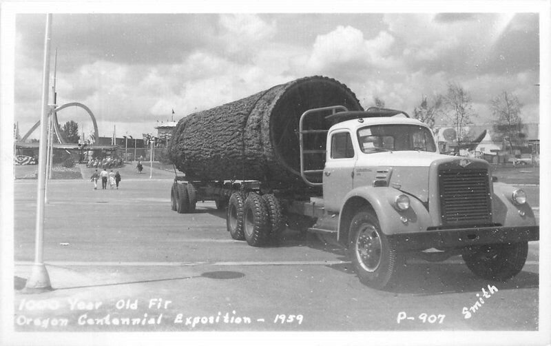 Oregon Centennial Exposition Logging Lumber 1000 Old Fir Smith 22-7555