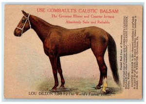 The Greatest Blister And Counter Irritant Caustic Balsam Advertising Postcard