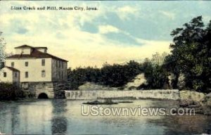 Lime Creek and Mill - Mason City, Iowa IA  