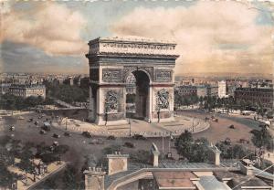 BR12400 Arc de triomphe Paris   real photo  france