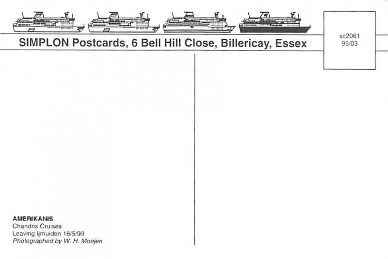 Amerikanis Ship Unused 