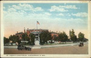 Albuquerque NM St. Joseph Sanatorium c1920 Postcard