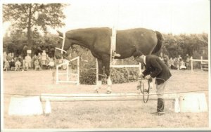 Horse Sports Hippique Real Photo Postcard 03.91