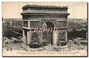 Old Postcard Paris Arc de Triomphe I & # 39Etolle