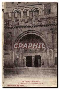 Old Postcard The Tarn et Garonne Moissac Porch of the church