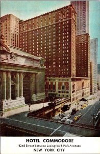 New York City Hotel Commodore 1957