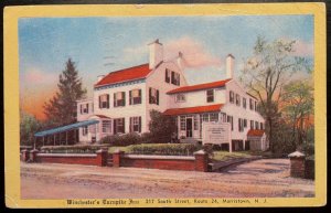 Vintage Postcard 1948 Winchester's Turnpike Inn, South Street, Morristown, NJ