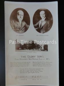 Old RP - London ALBERT HALL THE GLORY SONG Mr C M Alexander & Dr Torrey