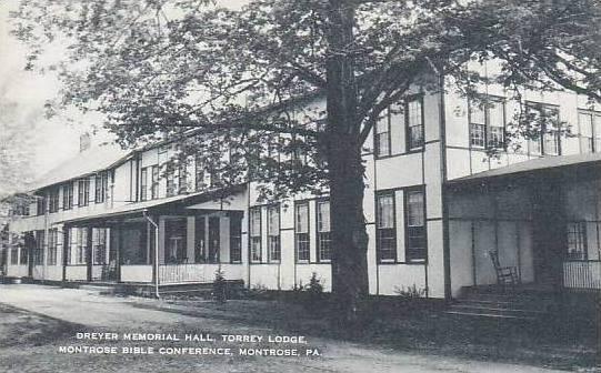 Pennsylvania Montrose Dreyer Memorial Hall Torrey Lodge Montrose Bible Confer...