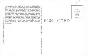 Missouri State Capitol Jefferson City, Missouri, USA Postcard