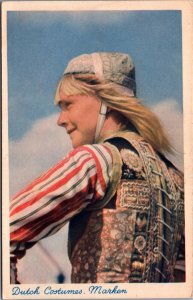 Netherlands Traditional Clothing Marken Holland Vintage Postcard 09.97