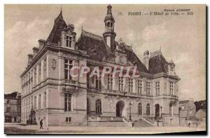 Old Postcard Niort L & # 39Hotel City