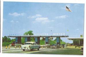 PA Turnpike Tollbooth Pennsylvania HOJO Postcard