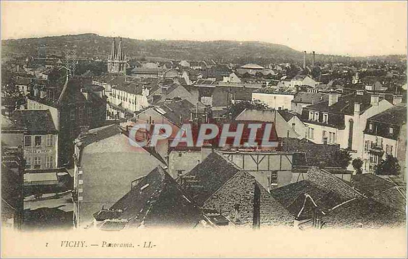 Postcard Vichy Old Panorama