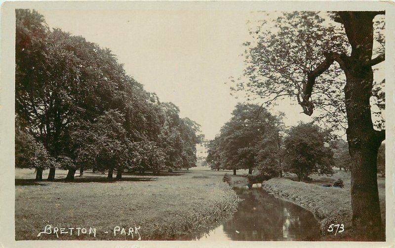 UK West Yorkshire C-1910 Bretton Park #573 RPPC Photo Postcard 22-4268 