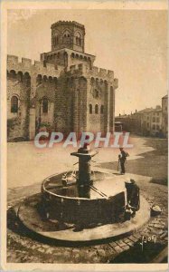 Old Postcard Royat (Puy de Dome) The church Saint Leger (XIITH s) and old fou...