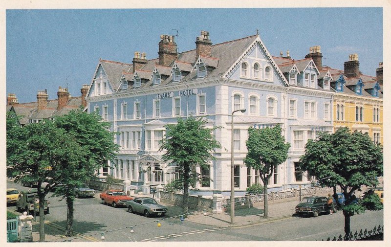 Evans Hotel Llandudno 1980s Welsh Postcard