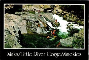 TN, Tennessee  SINKS/LITTLE RIVER GORGE/SMOKIES~US 321  Swimmers  4X6 Postcard