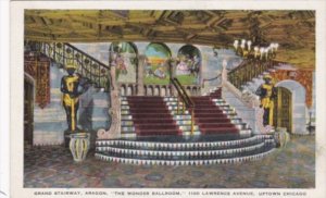 Illinois Chicago Grand Stairway At Aragon The Wonder Ballroom 1934