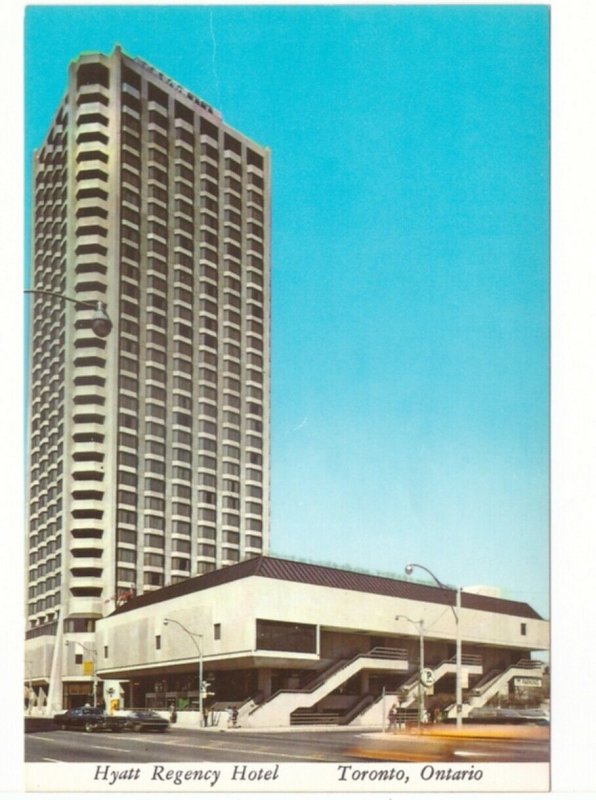 Hyatt Regency Hotel, Toronto, Ontario, Chrome Postcard #2