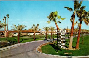 Directory Sign, Sun City AZ Retirement Community Vintage Postcard H64