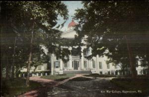 Hagerstown MD Kee Mar College c1910 Postcard