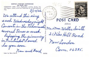 Massachusetts  Oak Bluffs  Martha's Vineyard Campgound