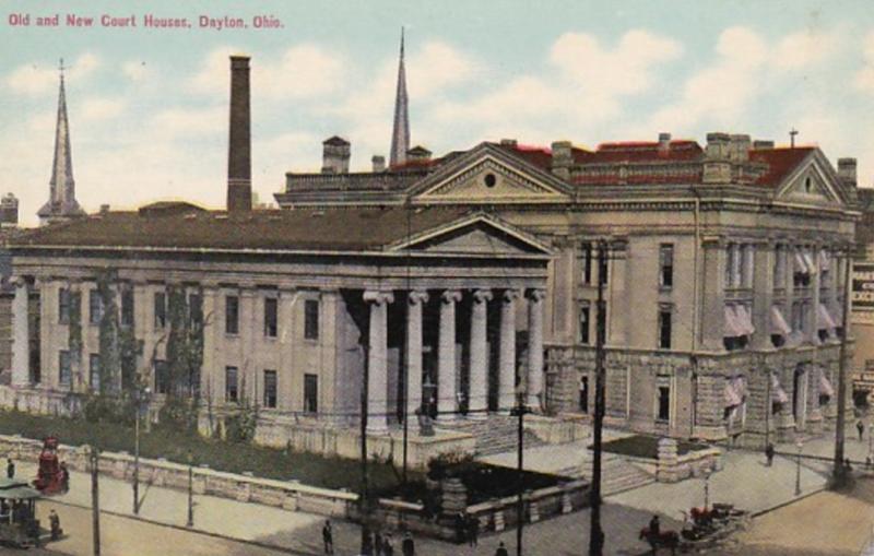 Ohio Dayton Old and New Court Houses