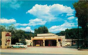 Autos Jack Denver's Tahoe Motor Lodge 1950s roadside Pentley postcard 7767