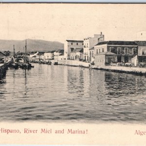 c1900s Algeciras, Spain Hotel Anglo-Hispano River Miel Marina Port Harbor A340