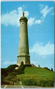 Postcard - Myles Standish Monument - Duxbury, Massachusetts