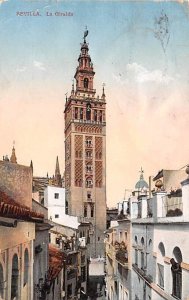 La Giralda Sevilla Spain Postal Used Unknown, Missing Stamp 