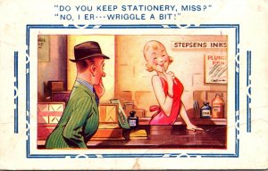 Humour Man Talking To Woman Do Tou Keep Stationary No I Er Wriggle A Bit 1939