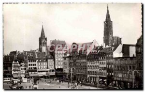 Modern Postcard Strasbourg Place Kleber