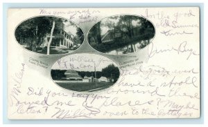 1906 Multiview Cedar River Park Glimpses Of Waterloo Iowa IA Antique Postcard 