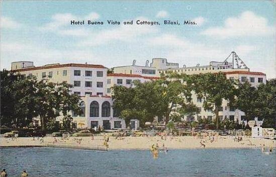 Mississippi Biloxi Hotel Buena Vista And Cottages