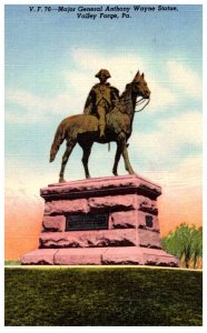 Pennsylvania  Valley Forge Major Gen. Anthony Wayne Statue