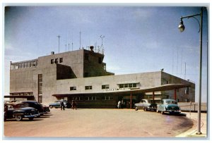 c1960's Administration Building Airport Scene Charleston West Virginia Postcard
