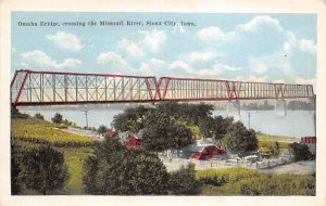 Omaha Bridge Crossing Missouri River Sioux City, Iowa