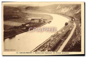 Old Postcard Ruins Of Charlemont From Barracks Army GHQ