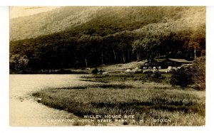 NH - Crawford Notch.  Willey House Site    RPPC