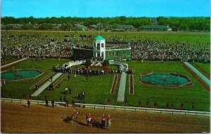 USA Churchill Downs Kentucky Derby Louisville Kentucky Chrome Postcard 09.81