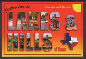 Greetings from the Lakes & Hills Texas Hill Country - MultiView ~ Cont'l