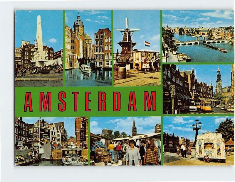 Postcard Amsterdam, Netherlands