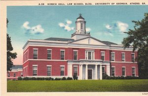 Postcard Hirsch Hall Law School University Georgia