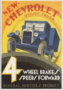 Advertising Postcard -Transport, Chevrolet Utility Truck, General Motors RR16729