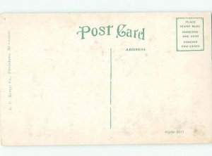 Divided-back RIVER SCENE Milwaukee Wisconsin WI AE6763