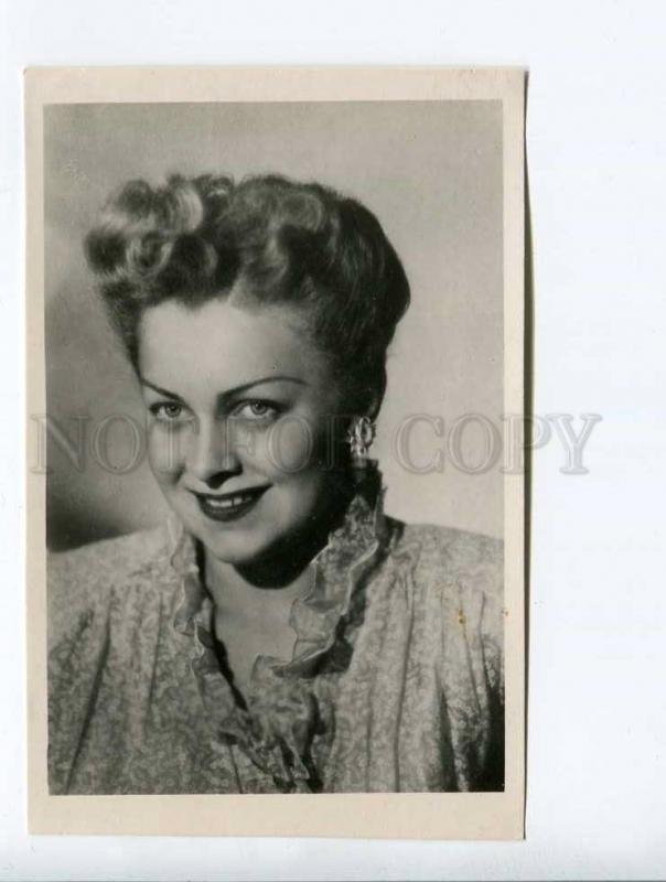 263223 TCELIKOVSKAYA MOVIE Actress Lenfotokhudozhnik 1951 y